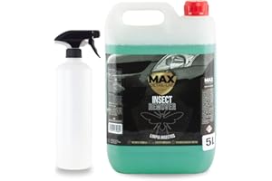 MAX DETAIL-LAB - Insect Remover 5L - Limpia Mosquitos Coche Anti Insectos Sin Frotar, Limpieza Profesional Altamente Efectivo, Fácil Usar, Restaurador Brillo, Líquido Antimosquitos Detailing, 5 Litros