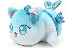 YUMSOU 25cm Cute Aphmau Meows Cat Plush Toy Soft Meemeow Stuffed Donut Cat Plushes French Fry Cheeseburger Food Plush Doll Gifts (French Fry)