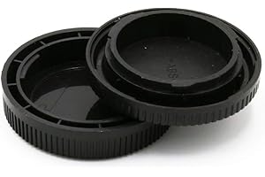 CELLONIC Capuchon protection Couvercle arrière Micro Four Thirds et boîtier caméra pour Panasonic Lumix DMC-G Capot protection connecteur MFT Couvercle Baïonnette Micro 4/3 Body Cap Capuchon arrière d'objectif