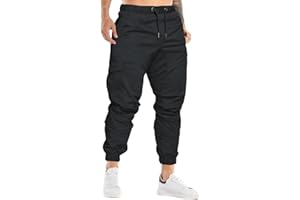 Cindeyar Herren Hosen Slim Fit Casual Jogger Sporthose Freizeithose Cargo Chino Jeans Hose