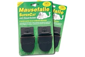 SWISSINNO Lot de 3 pièges à souris Swiss Inno en plastique Super Cat 100001