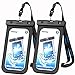 Produktbild Mpow Wasserdichte Schutzhülle, IPX 8 spezifische Handy Dry Bag, kompatibel mit iPhone 7/7 Plus Home Button für iPhone, Google Pixel, HTC, LG, Huawei, Sony, Nokia (2er Pack)