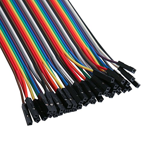Elegoo 120 Piezas de Cable DuPont  40 Pines Macho-Hembra  40 Pines Macho-Macho  40 Pines Hembra-Hembra  Cables Puente para Placas Prototipo  Protoboard  para Arduino  Kit de Cables para Arduino
