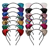 ★Color variado: 13 colores diferentes para combinar con tu atuendo o puedes usarlo con tus amigos. El color también se puede cambiar presionando las lentejuelas hacia arriba o hacia abajo. ¡Personaliza la mayoría de tus accesorios, ropa y disfraces!