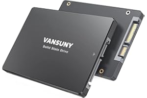 Vansuny 512gb SSD Disco Duro Interno 2.5" SATA III 3D Nand TLC para Actualizar La Memoria Y El Almacenamiento De Pc O Laptop