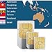 Produktbild travSIM SIM Karte für Asien (7 Länder) + 1GB Daten Optionen für 30 Tage (Australien, Hongkong,Indonesien, Israel,Russland,Sri Lanka,Taiwan)