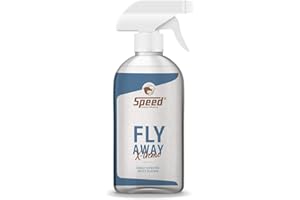 SPEED HORSECARE WITH PASSION EST. 1963 Speed Fly-Away X-Treme, Insektenschutz für Pferde, hochwirksam, wirkt langanhaltend, inklusive Zeckenformel, ohne Alkohol, geruchlos (0,5 l)