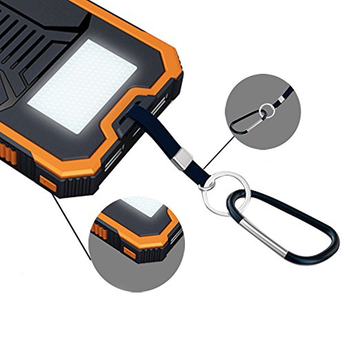 Newrita Batterie Externe 16000mAh Chargeur Solaire avec 2ports Batterie Solaire Portable avec LED Batterie de Secours pour iPhone iPad Samsung HTC LG Smartphone Tablette etc Orange reviews Newrita Batterie Externe 16000mAh Chargeur Solaire avec 2ports Batterie Solaire Portable avec LED Batterie de Secours pour iPhone iPad Samsung HTC LG Smartphone Tablette etc Orange