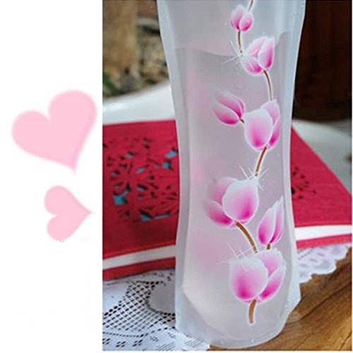 CALISTODE 1pcs Neue unzerbrechliche faltbare wiederverwendbare Plastik Vase f¨¹r Blumen - 3