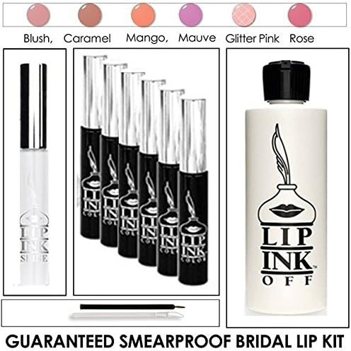 LIP INK Organic Vegan 100% Smearproof Spring/Summer Bridal Lip Stain Kit