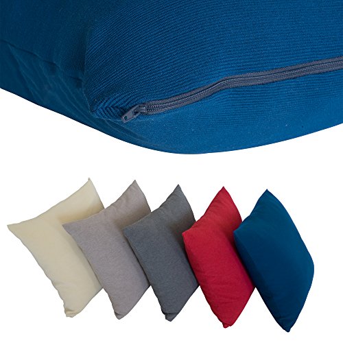 „Das Kissen Deiner Träume“ Relaxkissen für Bett, Couch-und Sofa mit softweicher Füllung und Bezug in 5 Farben zur Auswahl. Kopfkissen, Sofakissen, Dekokissen Größe 60×60 cm - 2