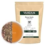 Feuilles de Tisanes de l'Himalaya, 21 Plantes Ayurvédiques d'Inde mélangées avec un Thé Vert Premium en Feuilles, 100% Naturel, Curatif, Energisant & Rafraîchissant - Sain & Délicieux, 50 Tasses