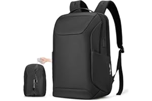 MUZEE MARK RYDEN Wodoodporny plecak na laptopa dla mężczyzn, plecak biznesowy o przekątnej ekranu 15,6", elegancki plecak biurowy z antypoślizgową podstawą, nadaje się do szkoły, na podróż, ochrona przed