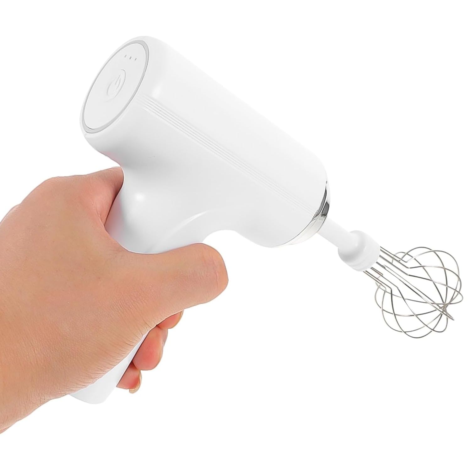Anycon Wireless Hand Mixer, Charging Handheld 2pc Portable Whisk Mini High Power Beater Baking Hand Held Mixer, Portable Kitchen Blender.