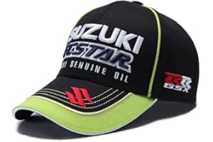 UKKD Casquette Homme Capuchon De Baseball Dad Hat GP Moto Moto Unisexe Broderie Coton Chapeaux De Camionneur Suzuki Sport en Plein Air F1 Casquettes De Course F1