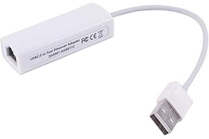 Usangreen Adaptateur USB vers RJ45 LAN Ethernet 100 Mbps Asix AX88772B AX88772 Convertisseur - 10 m 100 m