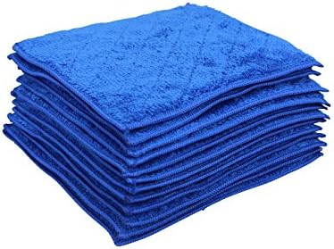 Respekt Microfibre Kitchen Towels Blue 20 x 20 cm Wonderful Crockery Cleaning Cloths, Set of 12 THE ORIGINAL as seen on TV.