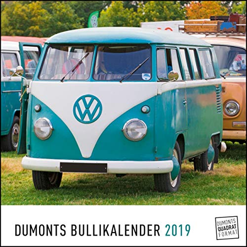 DUMONTS Bulli-Kalender 2019 - VW-Bus, Oldtimer, Retro - 24 x 24 cm im Quadratformat