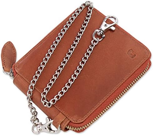 Safekeepers Women's Wallet Brown Braun mit Victorinox Kette L