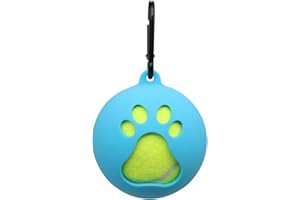 BFLKY Standard Tennis Ball Holder With Carabiner Pet Ball Cover Holder For Training Walking Tennis Play