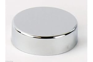 COMPANYBLUE Cover Cap for Heated Towel Rail Radiator blanking plugs and bleeding valves (Chrome Single)