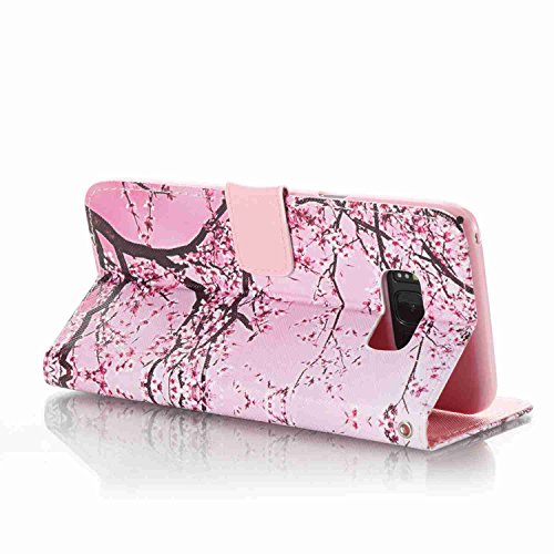 Galaxy-S8-Plus-Case-Shock-AbsorptionPU-Leather-Flip-Cover-for-Samsung-Galaxy-S8-Plus-Luxury-Wallet-Flip-Case-Cover-with-Card-Slots-Stand-Function-Magnetic-Closure-Pink-rose