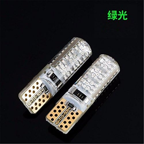 TXDQFa Super bright LED day lights car lights line lights T10 two,6030 green