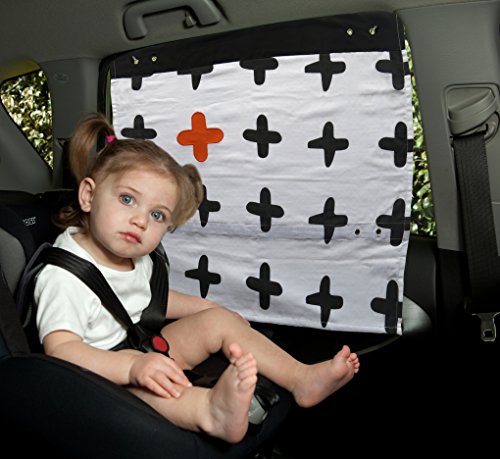 Simply Good Car Sunshade Parasol Infantil Para Coche Tamaño Universal Protección UV 100% de Algodón