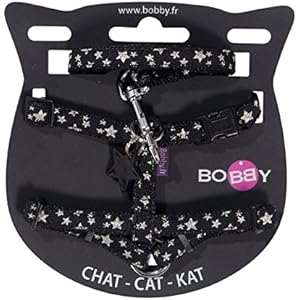 Bobby HCMERR Katzengeschirr Merry, noir
