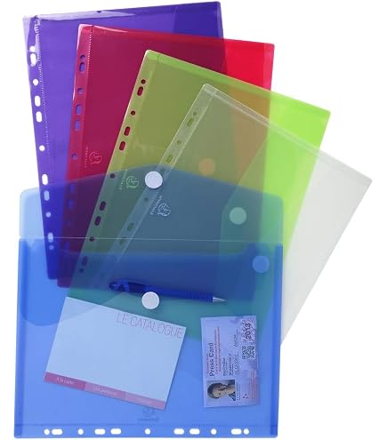 Bandes Agrafeuses Flexi Durable - Lot De 250 Pièces, Couleurs Assorties, A4, Neuf
