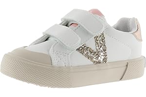 Victoria Basket Basse Tribu Effet Cuir & Logo Pailleté & Scratch 1065190 pour Filles