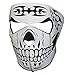 Produktbild Neopren Biker Vollmaske #50481 Schädel m. Tribal weiß