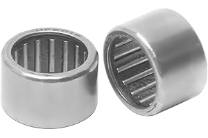 Othmro HF2016 Lot de 2 roulements à aiguilles unidirectionnels 20 mm alésage 26 mm OD 16 mm Largeur 2 pièces