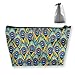 Produktbild Peacock Feathers Medium Cosmetic Makeup Bag Travel Pouch Carry Case