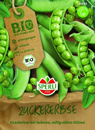 BIO-Zuckererbse Knackerbse