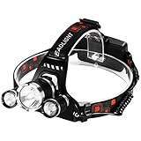Litom USB Wiederaufladbare Superhelle LED Stirnlampe LED...