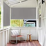 Balkon markise als Sichtschutz, Windschutz und Sonnenschutz. Einfach an Wand und Decke zu installieren.