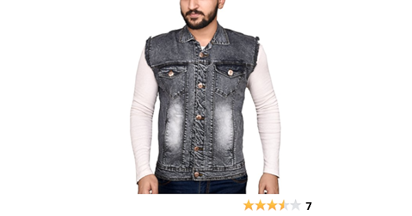 jeans top with half jacket