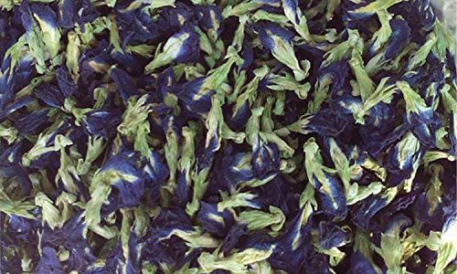 100g Blue Butterfly Pea Flowers - Naturally Produced and Hand Selected - Vacuum Sealed for Freshness