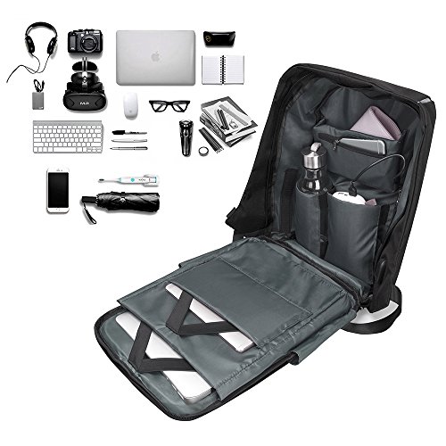 Chrislley Anti Diebstahl Laptop Rucksack mit USB Ladeanschluss 15 6 Zoll Wasserdicht f    r Business Travel Outdoor Wandern School f    r Frauen M nne