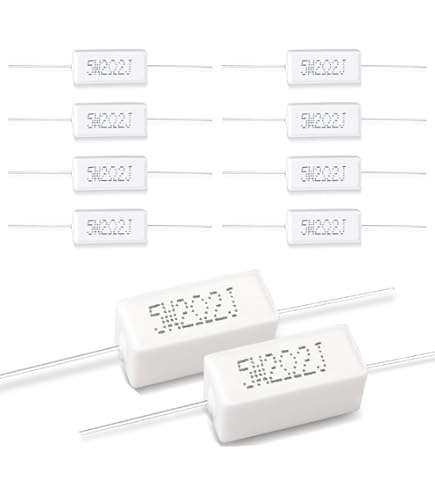 Resistore In Cemento Ceramico, 10 Pezzi, 10 W, Ad Alta Potenza, 5 - Foto 7