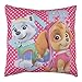 Produktbild familie24 Kissen Paw Patrol Girl Velboa Plüschkissen waschmaschinenfest Kinderkissen Kuschelkissen Dekokissen Kopfkissen (Paw Patrol Girl)