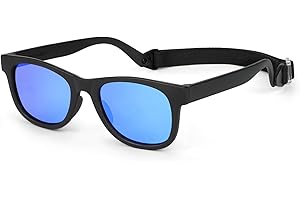 Hifot Gafas de sol para bebés Niño Niña, polarizadas UV400 100% protección Rayos Gafas de sol templos Gafas de Sol Infantiles - De 2años a 7años