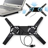 notebook kühler 17 zoll test Faltbarer Kühlventilator, Sie können es falten, um Platz zu sparen, und es ist tragbar.