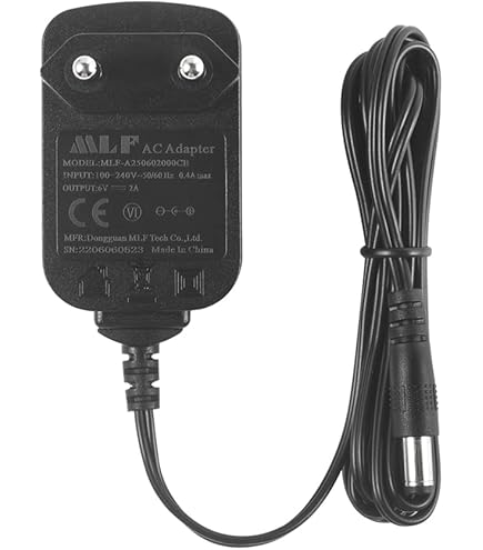 Adattatore AC/DC 5.5mm Alimentatore 6V 0.8A (800mA) - Caricabatteria Adattatore AC/DC Con Puntale 5.5x2.5/2.1mm Alimentatore Switching APERIT - Foto 10