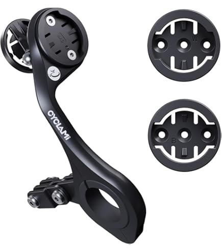 Cestbon Neu Combo Fahrradhalterung mit Adapter für Garmin Wahoo Bryton Hammerhead Campatible mit Cervelo Trek Bontrager Blendr BMC ICS Cannondale C1 Vorbau