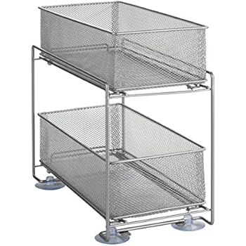 Wenko Schrankauszug Midi ausziehbare Ablage, Stahl, 51 x 18,5 x 40 cm