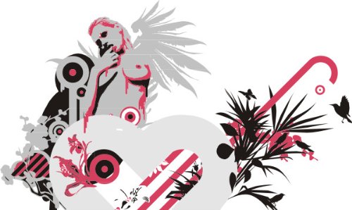 Imagen 2 de Indigos UG MD341 - Vinilo decorativo para pared, 120 x 71 cm