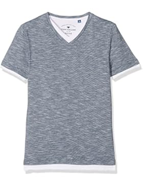 TOM TAILOR Jungen T-Shirt Underlayered Stripe Mix Tee
