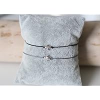 Armband Schildkröte silber farben turtle Tortuga Makramee Macrame verschiedene Farben